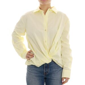 CAMICIA CROP GIALLO